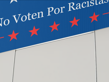 No Al Pendejo Yard Sign