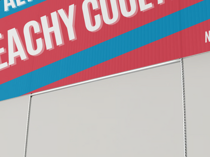 Peachy Cool Arrow Yard Sign